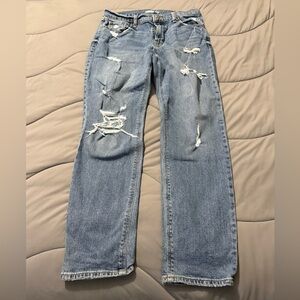 Old Navy Mid Rise Distressed Jeans 4